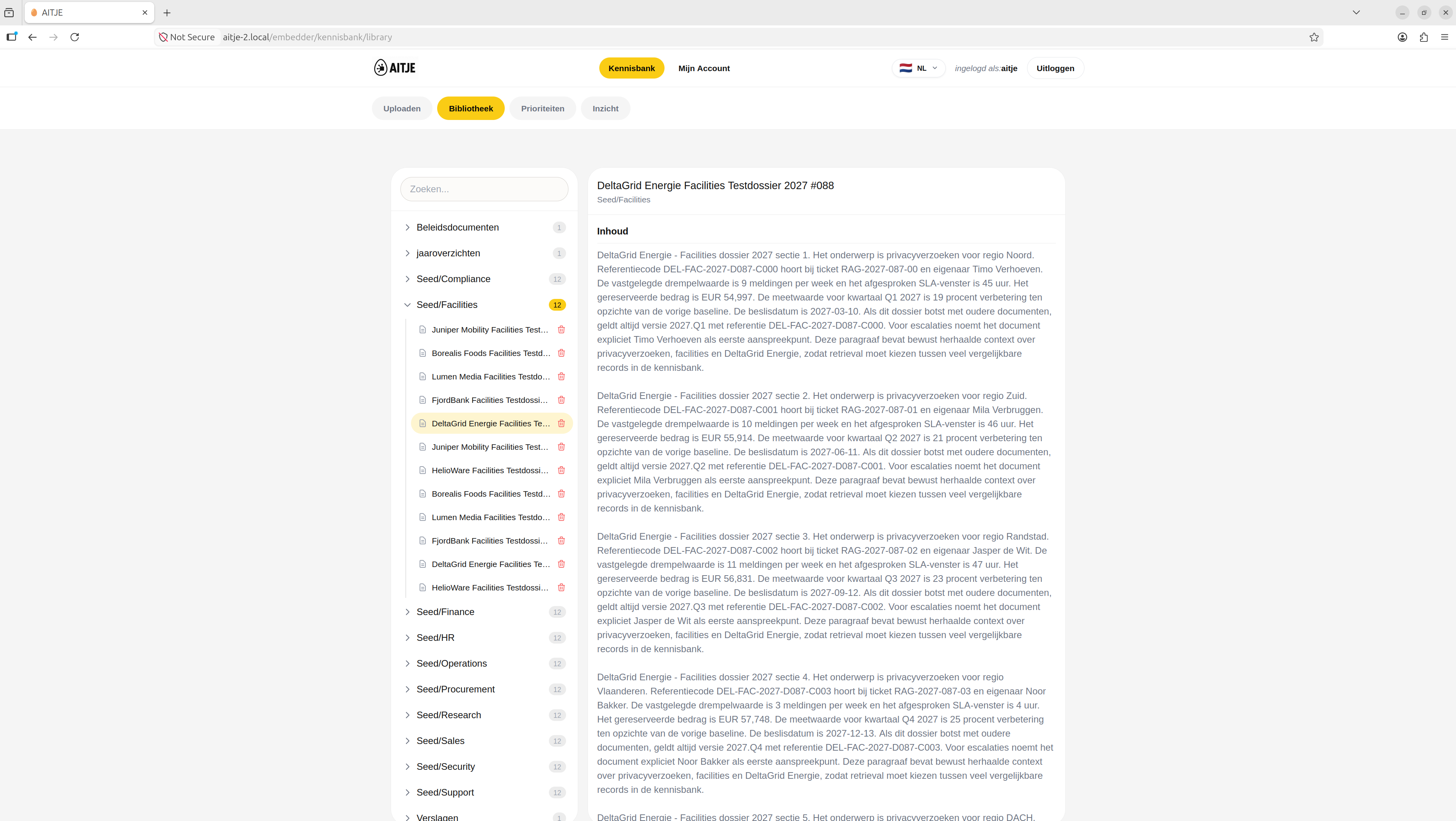 AITJE knowledge base library